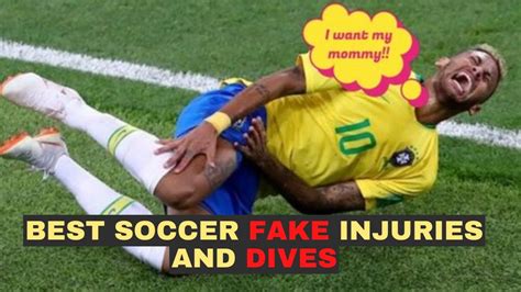 faking injury soccer